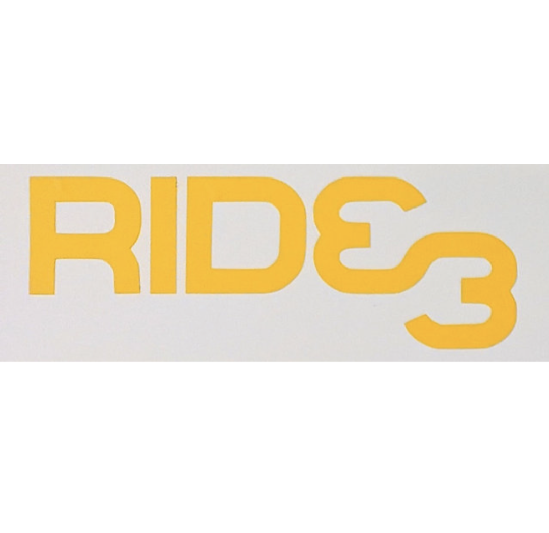 Ride3 sticker