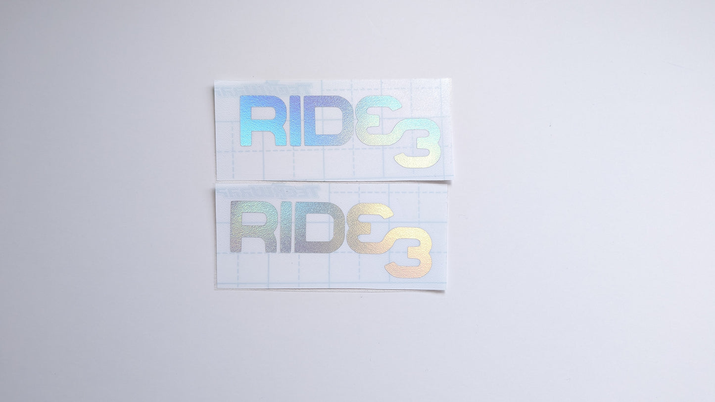 Ride3 sticker